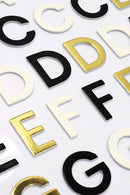 White Smoke Dimensions Deco Moon Foam Stickers, Foil Alphabet Paper Craft