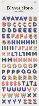 Lavender Dimensions Deco Moon Foam Stickers, Mini Alphabet Paper Craft