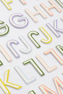Lavender Dimensions Green Gardn Foam Stickers, Black Alphabet Paper Craft