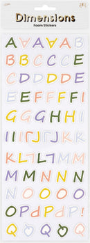 Lavender Dimensions Green Gardn Foam Stickers, Basic Alphbt Paper Craft