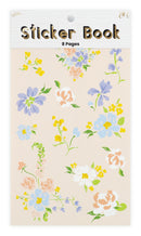Antique White Green Garden Sticker Book Paper Craft