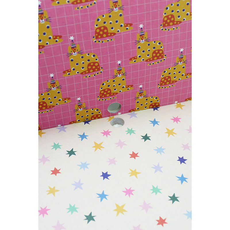 Lavender Party Animal 32 Page 12X12 Paper Pad Stencils and Templates