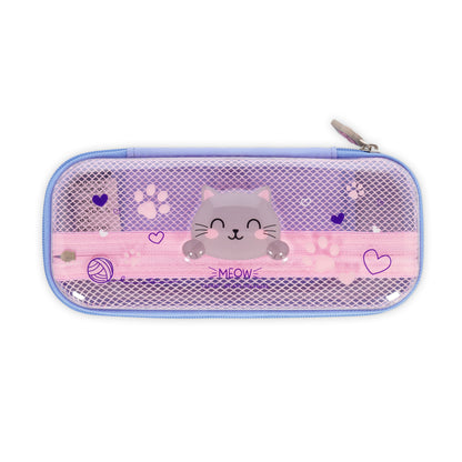 White Smoke Legami  Wonderwow Kitty Pencil Case Fashion Stationery