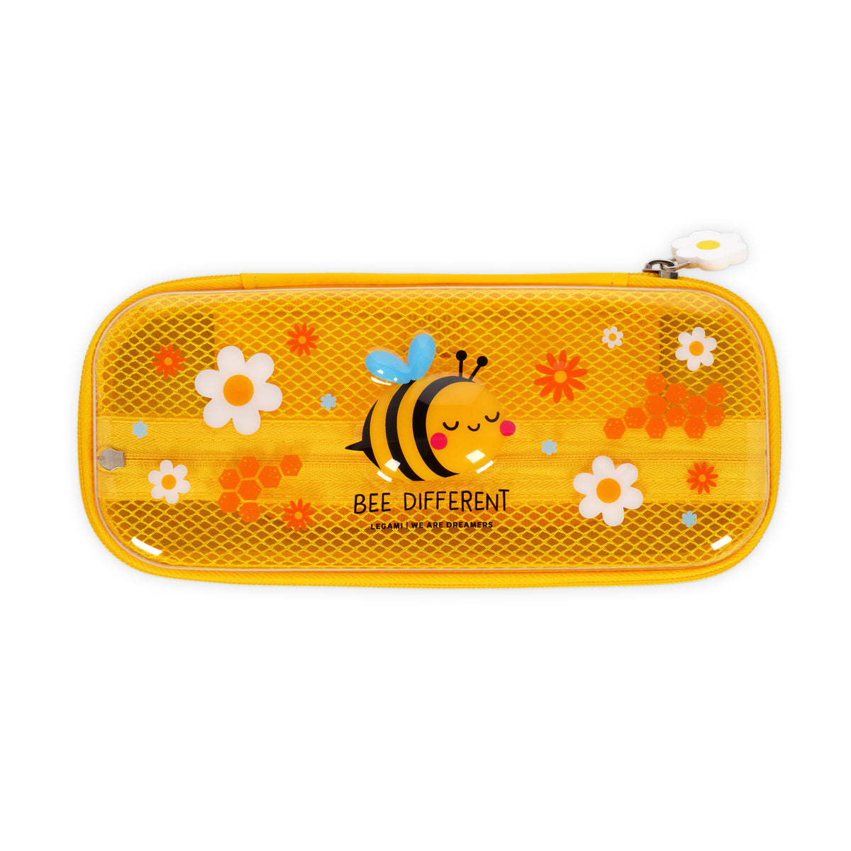 White Smoke Legami Wonderwow Bee Pencil Case Fashion Stationery