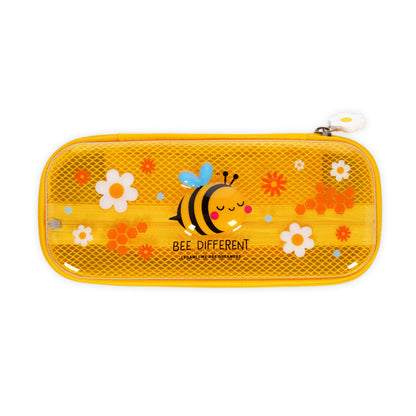 White Smoke Legami Wonderwow Bee Pencil Case Fashion Stationery