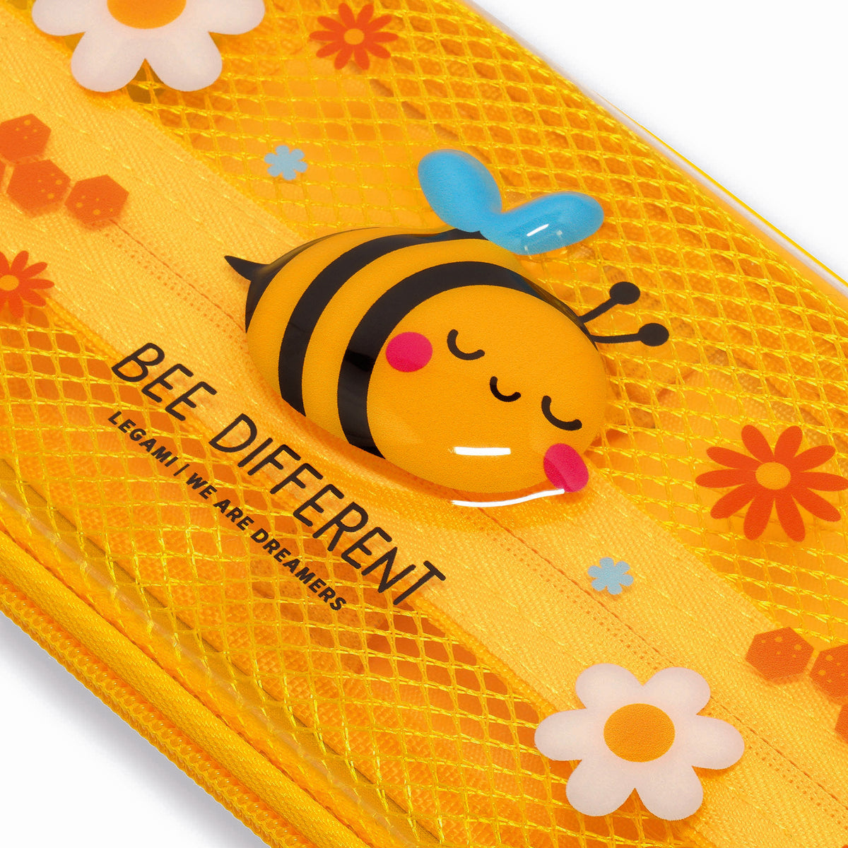 White Smoke Legami Wonderwow Bee Pencil Case Fashion Stationery