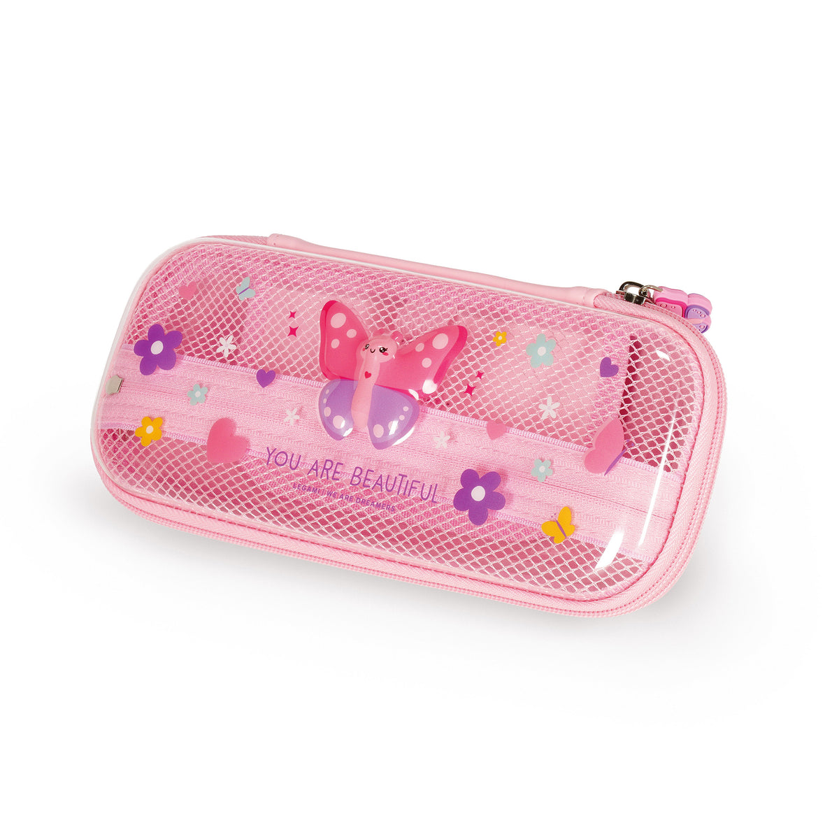 White Smoke Legami  Wonderwow Butterfly Pencil Case Fashion Stationery