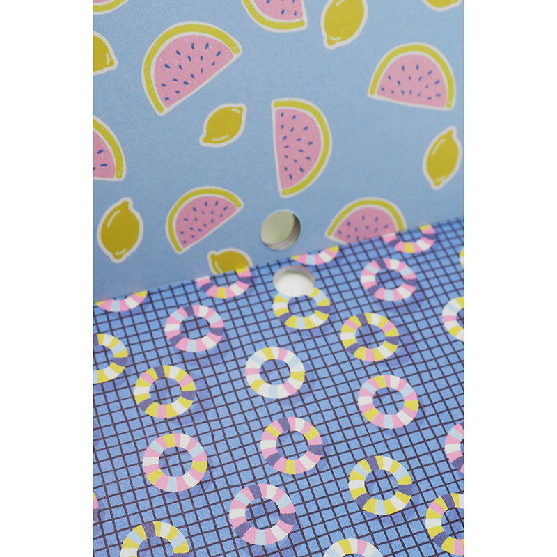 Light Slate Gray Summer Vibes 24 Page 6X8 Paper Pad Stencils and Templates