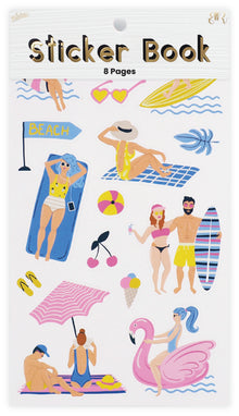 Lavender Summer Vibes Sticker Book Paper Craft