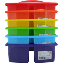 Storage Caddy, 23.8x21x13cm 3 Compartment, Assorted Colours