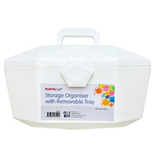 Storage Organiser 300x220x160mm with Removable Tray