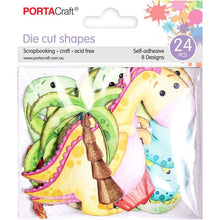Die Cut Shapes Self-Adhesive Dinosaurs 24pc