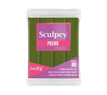 Dark Olive Green Premo Sculpey Modelling Clay, 57g, Spanish Olive Modelling Clay