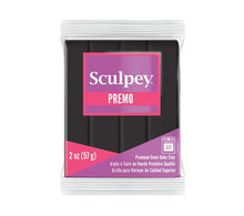 Light Gray Premo Sculpey Modelling Clay, 57g, Black Modelling Clay