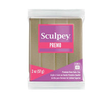 Light Gray Premo Sculpey Modelling Clay, 57g, Yellow Gold Glitter Modelling Clay