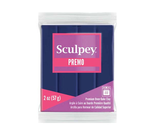 Midnight Blue Premo Sculpey Modelling Clay, 57g, Ultramarine Blue Modelling Clay