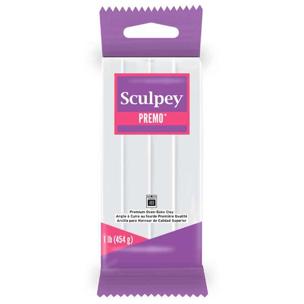 Lavender Premo Sculpey Modelling Clay, 1lb/454g, White Modelling Clay