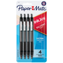 White Smoke Papermate Inkjoy 300RT Retractable Ballpoint Pen 1.0mm, Black - 4 Pack Ballpoint Pens