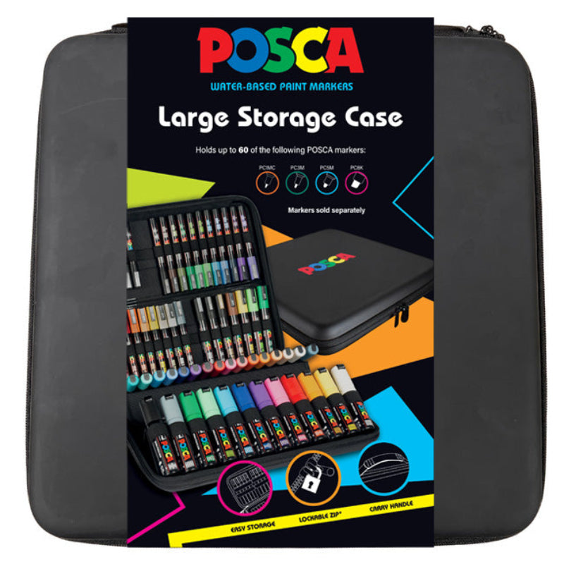 Dark Slate Gray Posca 60 marker Large Storage Case Paint Markers