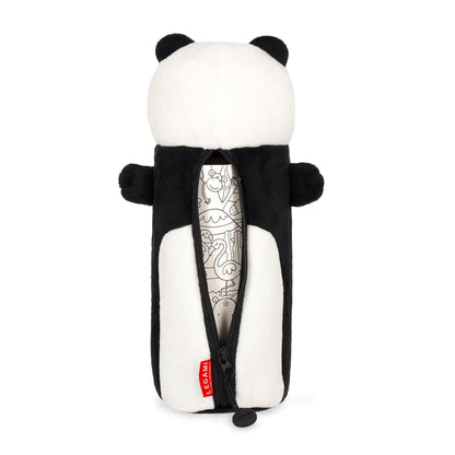 White Smoke Legami Panda Plush Pencil Case Fashion Stationery