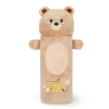 White Smoke Legami Teddy Bear Plush Pencil Case Fashion Stationery