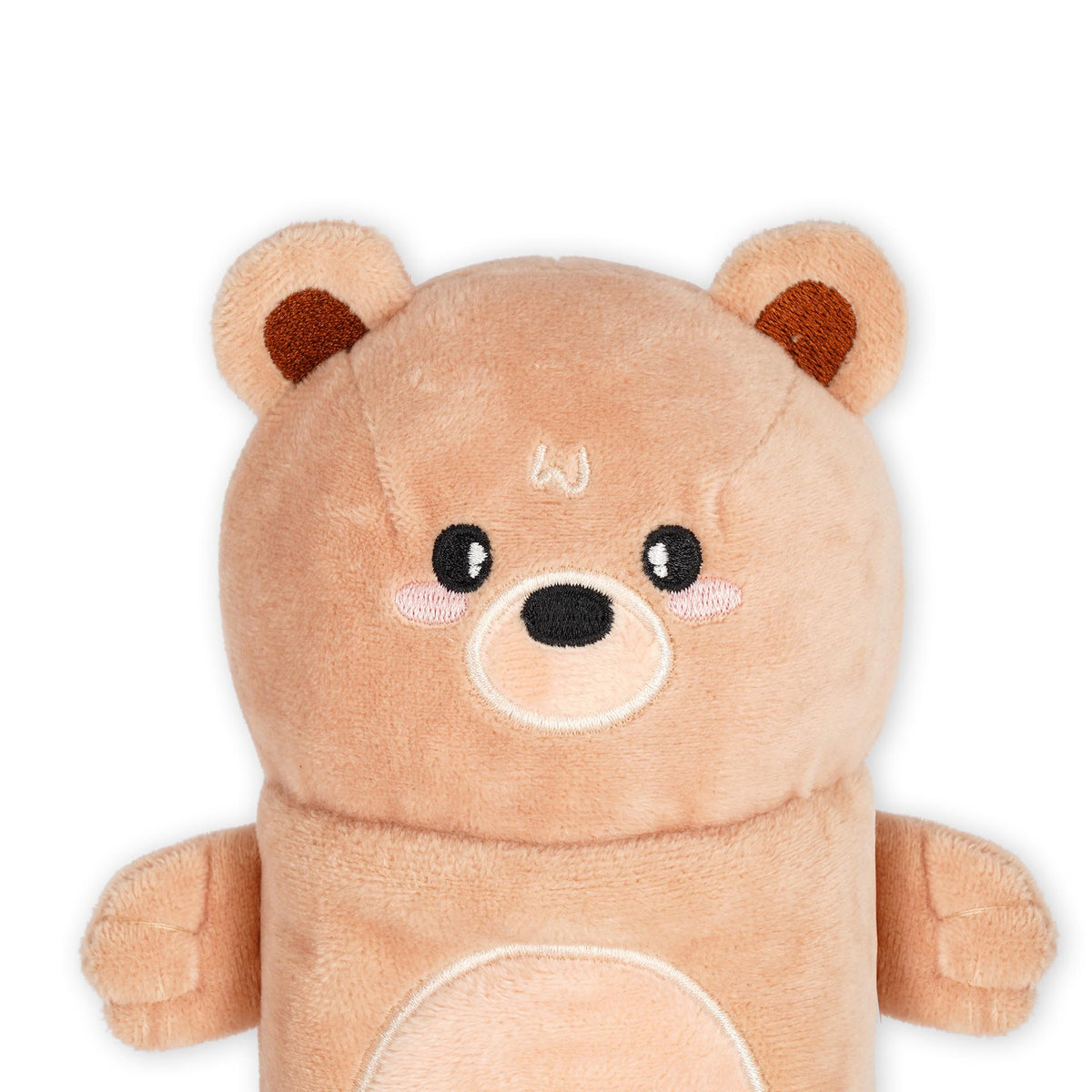 White Smoke Legami Teddy Bear Plush Pencil Case Fashion Stationery