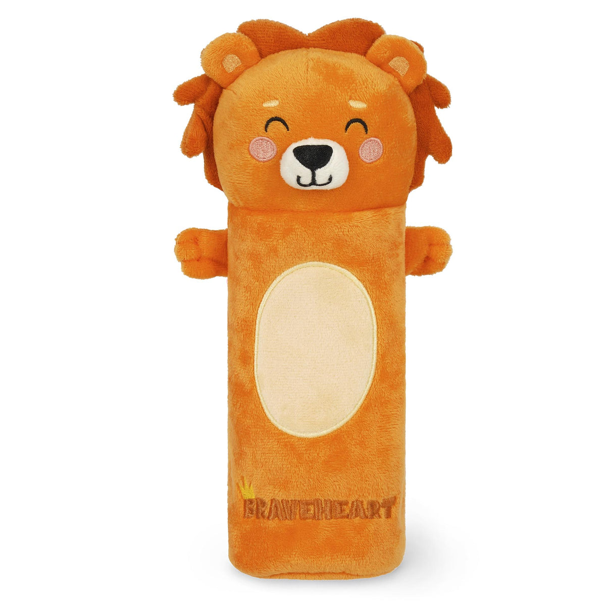 White Smoke Legami Lion Plush Pencil Case Fashion Stationery