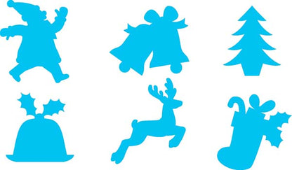 White Smoke EC Paint & Dough Stampers Christmas, Set 6 Kids Activities