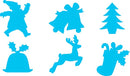 White Smoke EC Paint & Dough Stampers Christmas, Set 6 Kids Activities