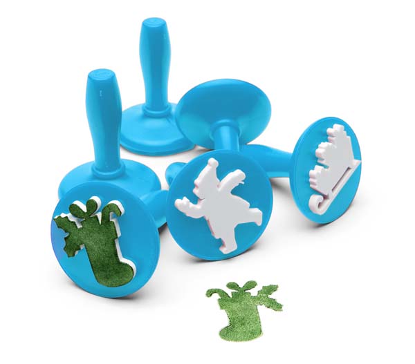 White Smoke EC Paint & Dough Stampers Christmas, Set 6 Kids Activities