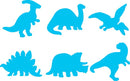 White Smoke EC Paint & Dough Stampers Dinosaurs, Set 6 Kids Activities