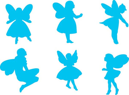 White Smoke EC Paint & Dough Stampers Fairy, Set 6 Kids Activities