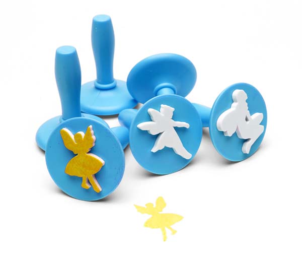 White Smoke EC Paint & Dough Stampers Fairy, Set 6 Kids Activities