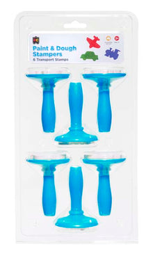 Alice Blue EC Paint & Dough Stampers Transport, Set 6 Kids Activities