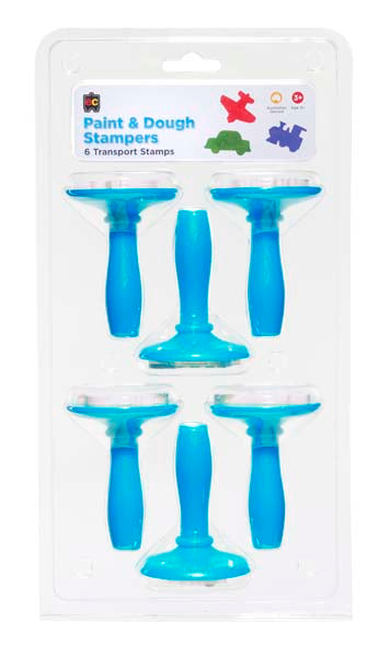 Alice Blue EC Paint & Dough Stampers Transport, Set 6 Kids Activities