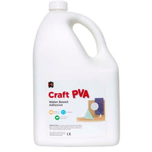 White Smoke Educational Colours Water Based PVA Craft Glue 5ltr Kids Glues