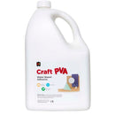 White Smoke Educational Colours Water Based PVA Craft Glue 5ltr Kids Glues