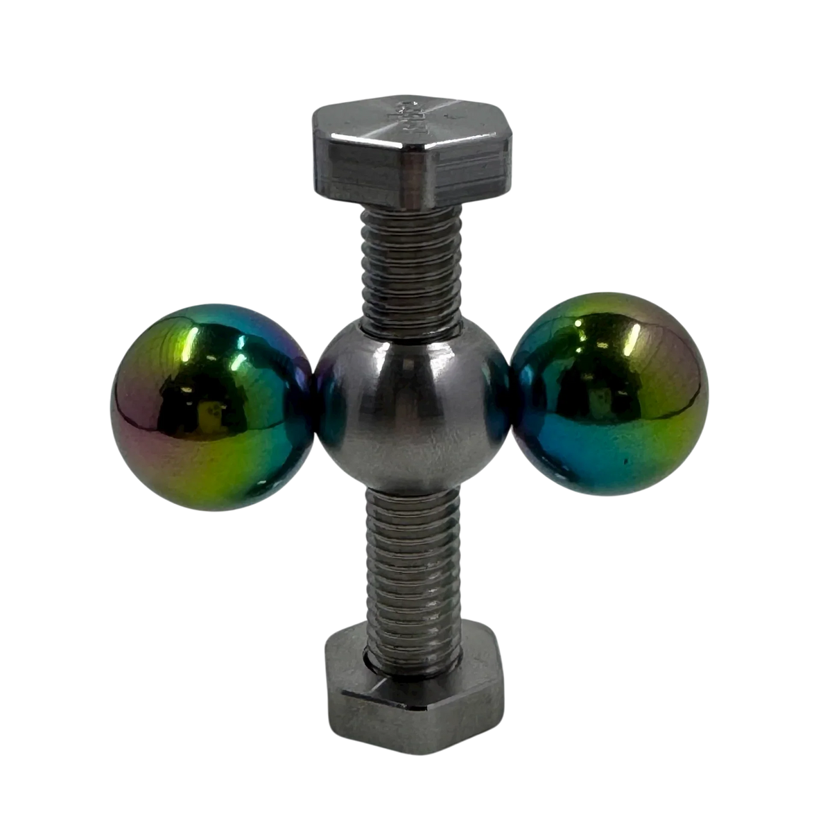 Black Kaiko DNA Spinner Nut & Bolt Spinner Fidget Toys