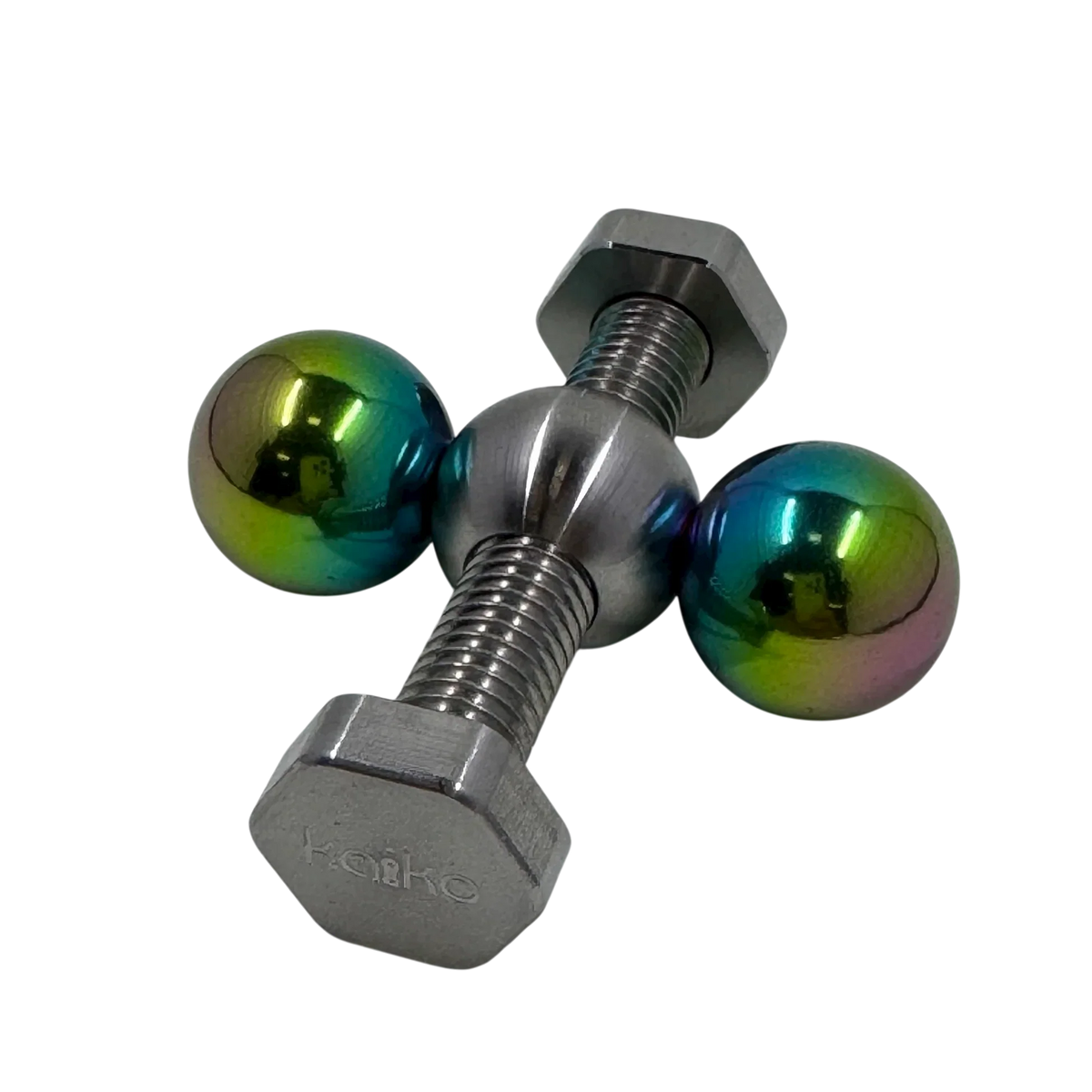Black Kaiko DNA Spinner Nut & Bolt Spinner Fidget Toys