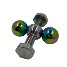 Black Kaiko DNA Spinner Nut & Bolt Spinner Fidget Toys