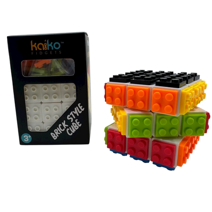 Black Kaiko Brick Style Cube Fidget Toys