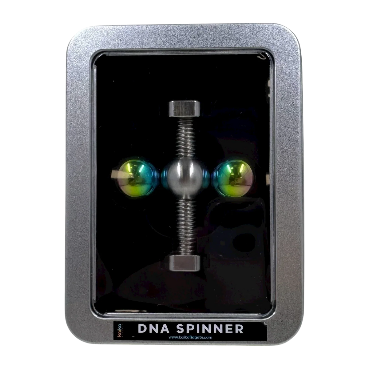 Black Kaiko DNA Spinner Nut & Bolt Spinner Fidget Toys