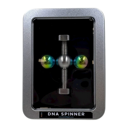 Black Kaiko DNA Spinner Nut & Bolt Spinner Fidget Toys