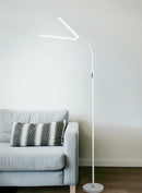 Lavender Triumph Duet LED Floor Lamp, White Lighting