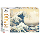 Artist Series 1500 Piece Jigsaw Puzzle - The Great Wave by Katsushika Hokusai