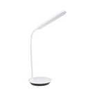 White Smoke Triumph LED Flexible Desk Lamp, White Lighting