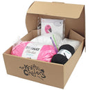 The Knitty Critters Collection Crochet Kit - Flo Flamingo