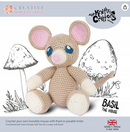 The Knitty Critters Collection Crochet Kit - Basil The Mouse