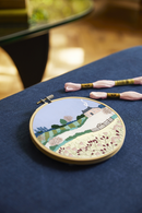 DMC Designer Embroidery Kit - Georgie Spring Landscape, 17.6x13.8cm