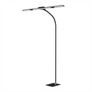 White Smoke Triumph LED Tri-Lux Floor & Desk Lamp, White Lighting